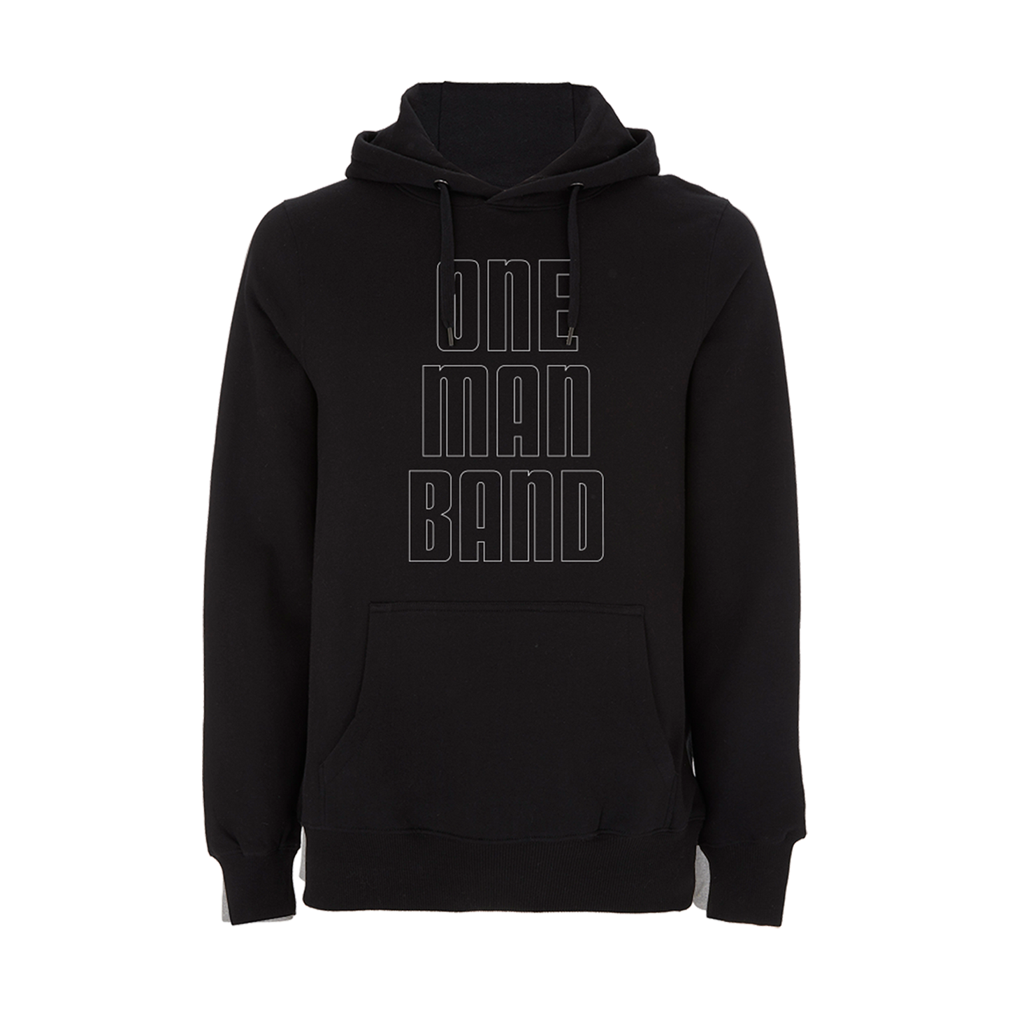 One Man Band Black Hoodie