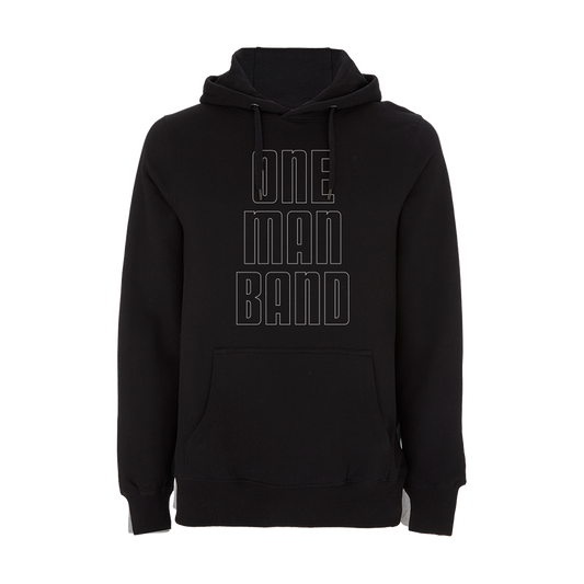 One Man Band Black Hoodie