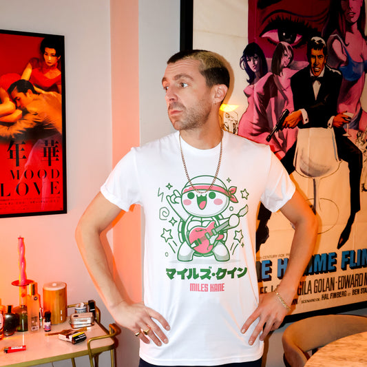 Miles Kane | Turtle White T-Shirt