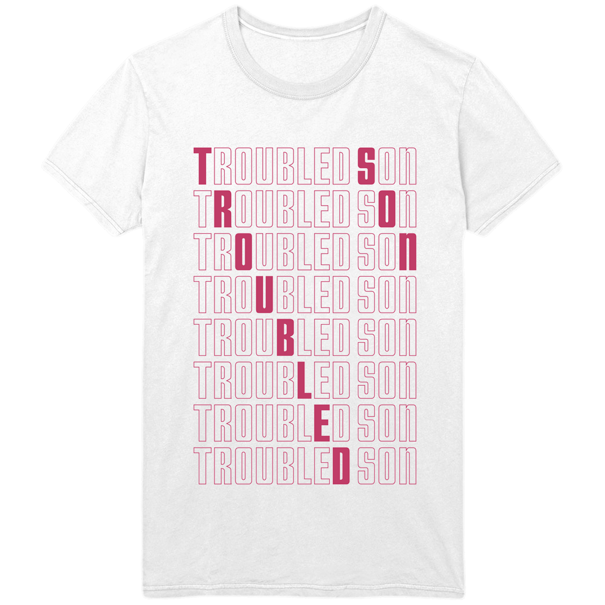 Troubled Son White T-Shirt