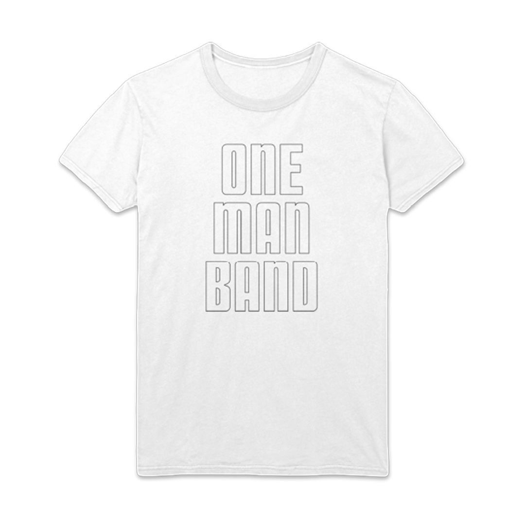 One Man Band White T Shirt